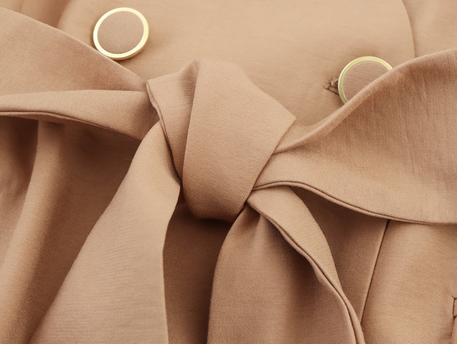 With Belt Padded Shoulder Casual Suit Jacket Wide Leg Pants Suit