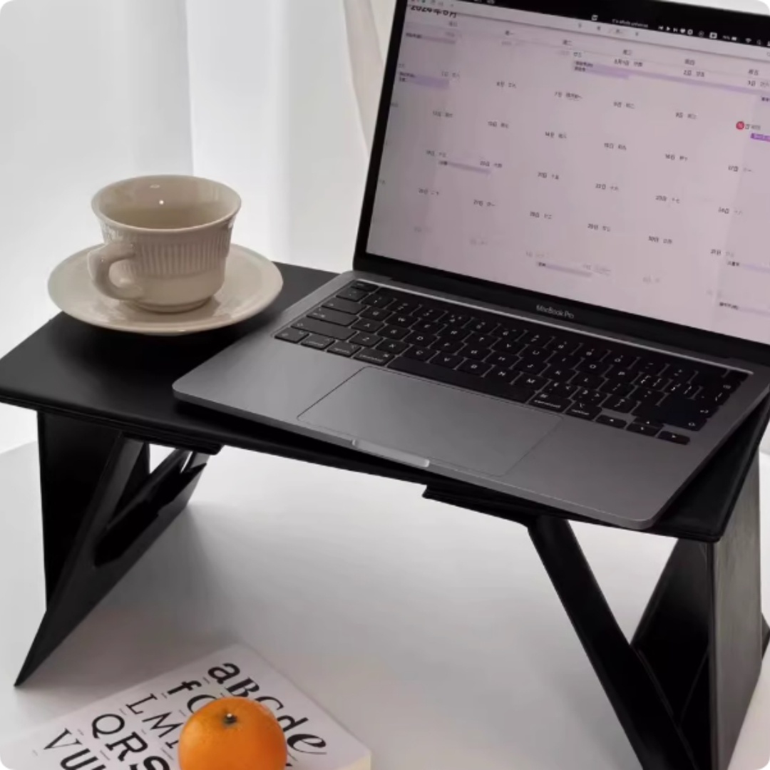 Multi Functional Card Folding Table, Lazy Person Foldable Computer Stand