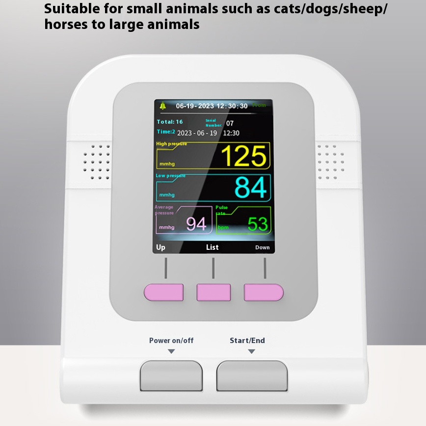 Veterinary Electronic Sphygmomanometer Cuff Animal Sphygmomanometer - Image 1