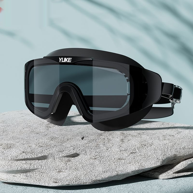 Electroplating HD Waterproof Non-fogging Swimming Glasses - Image 3