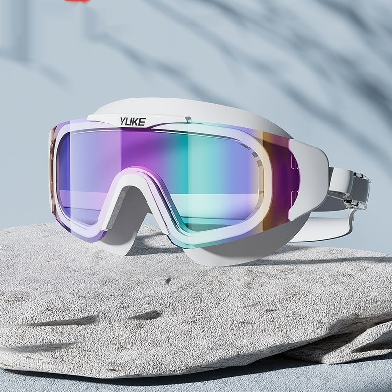 Electroplating HD Waterproof Non-fogging Swimming Glasses - Image 5