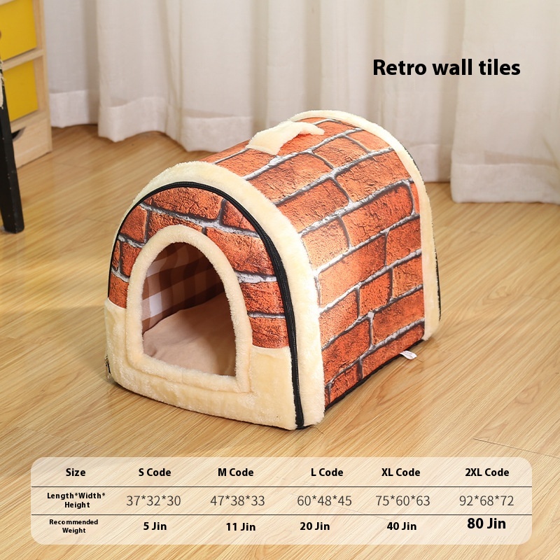 Four Seasons Universal Dog Pet Supplies Cat Nest Removable And Washable