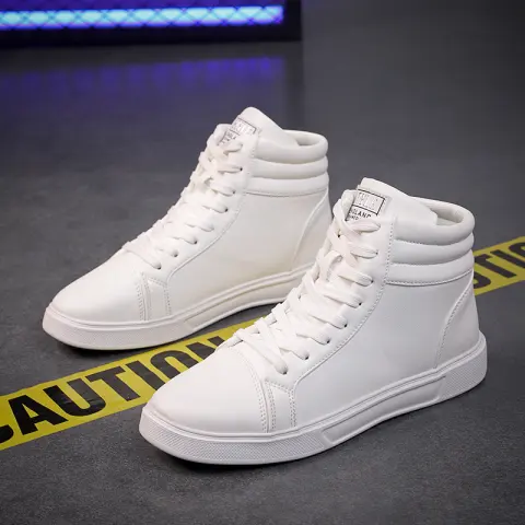 Plus Size Men's Leather Boots Fashion Casual Ankle
