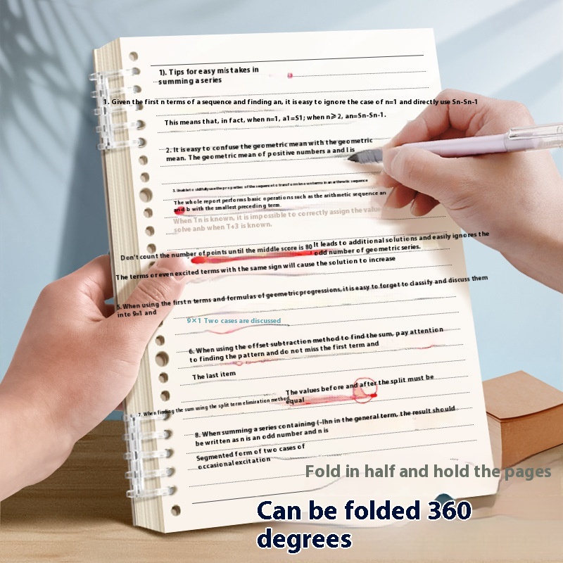 A5 Thickened Loose-leaf Notebook Detachable Coil Cute Book Student Only - Image 6