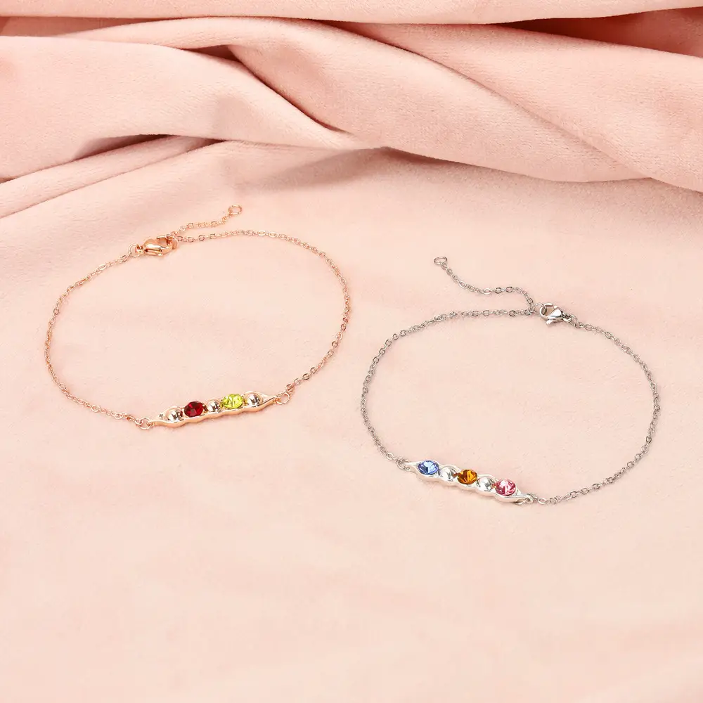 Simple Pea Bracelet For Mother's Day