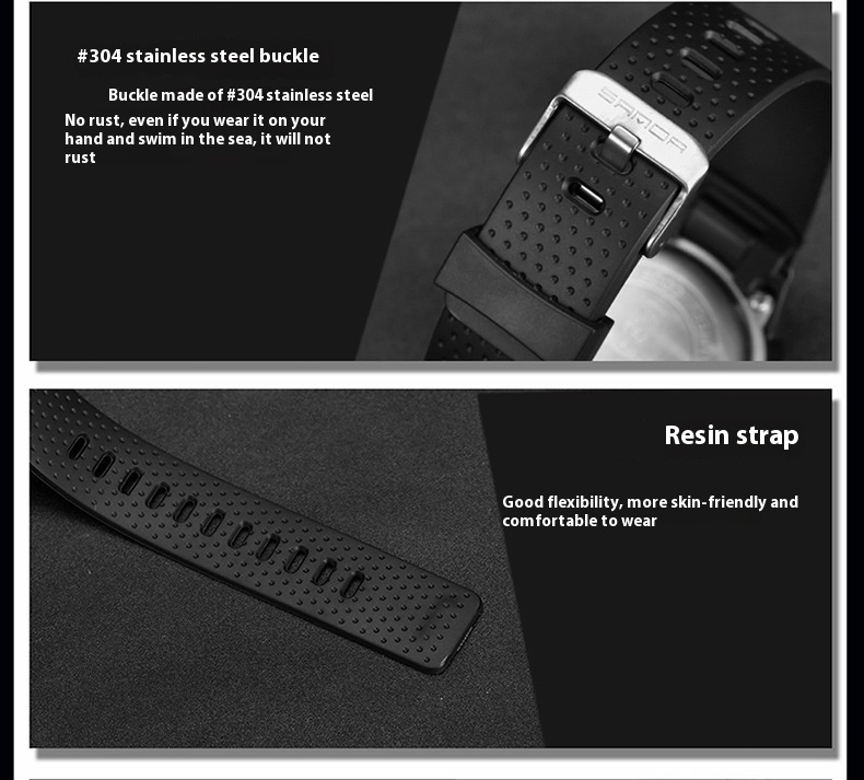 Sanda 763 Multifunctional Luminous Outdoor Sports Watch For Men