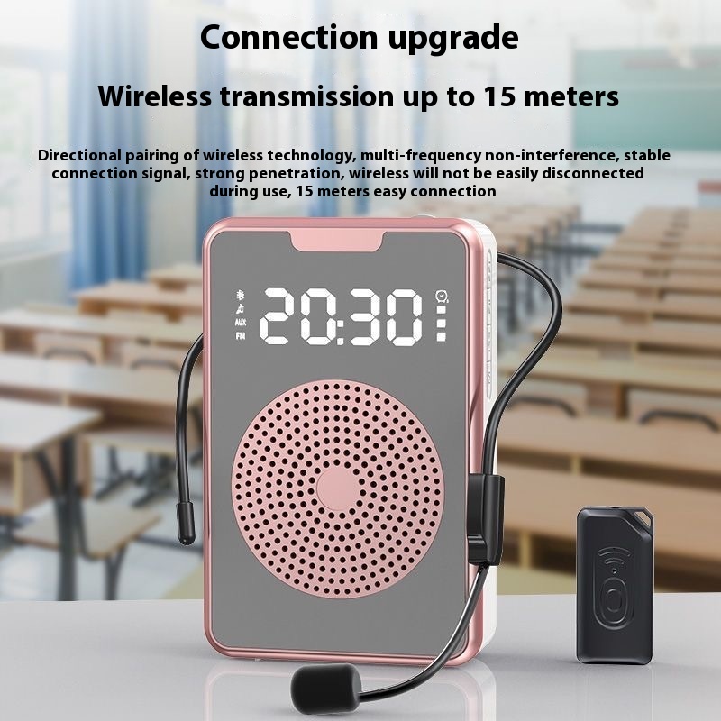 Fashion Portable Wireless Microphone Loudspeaker