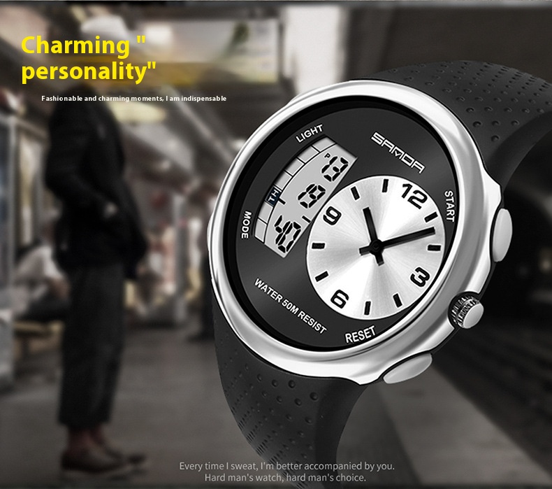 Sanda 763 Multifunctional Luminous Outdoor Sports Watch For Men