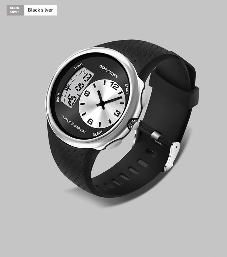 Sanda 763 Multifunctional Luminous Outdoor Sports Watch For Men