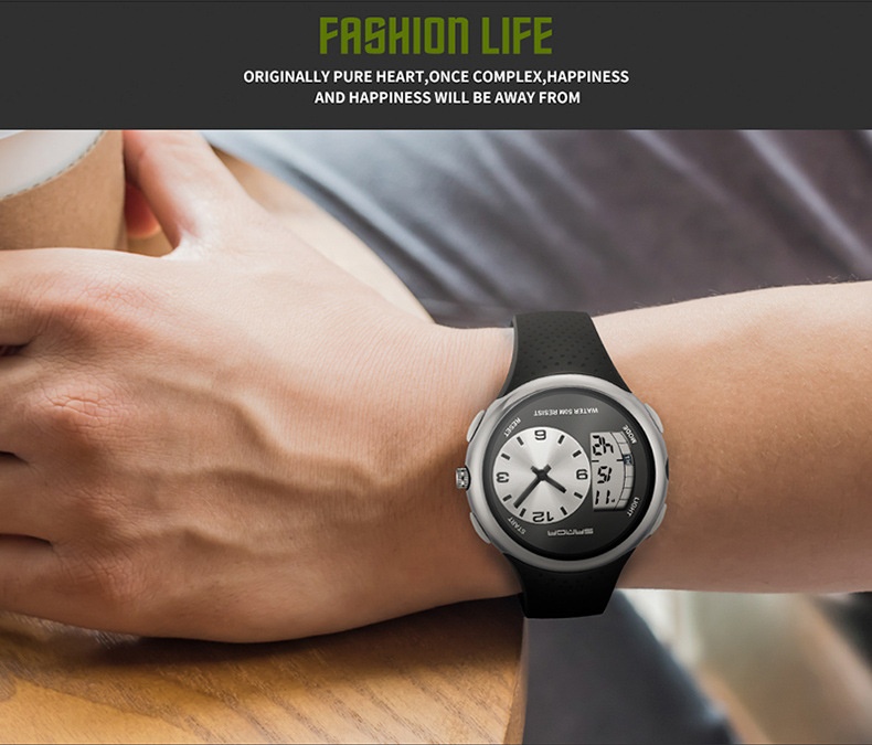 Sanda 763 Multifunctional Luminous Outdoor Sports Watch For Men