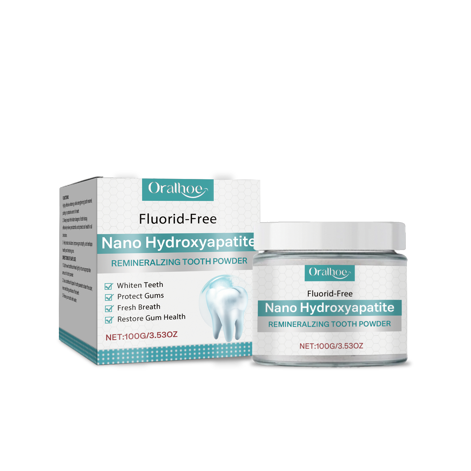 Whitening And Anti Cavity Repairing Tooth Powder