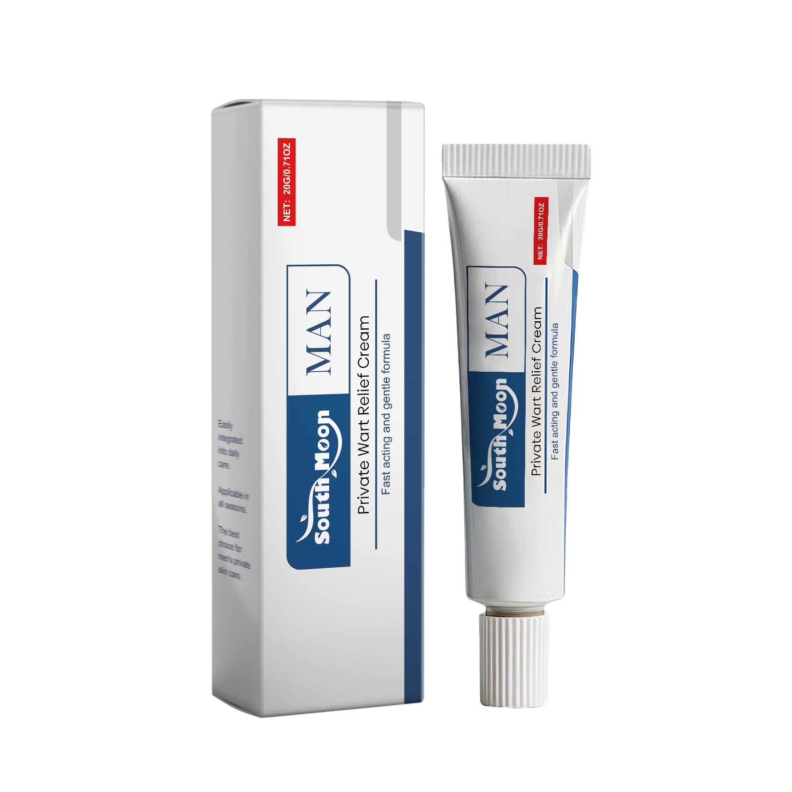 Man Private Wart Relief Cream