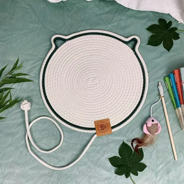 Cat Mat Wear resistant Non dandruff Rattan Cat Nest M 52Cm - Shop at LoveMi