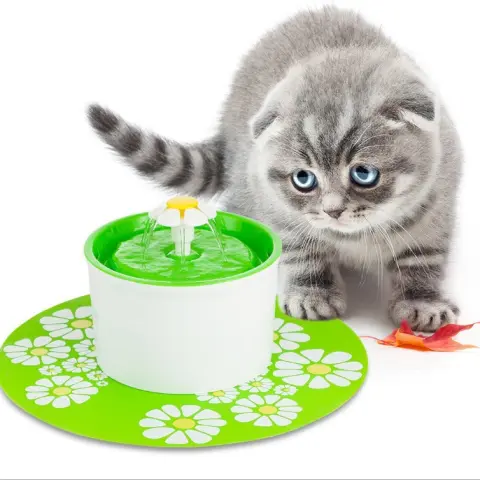Fashion Automatic Lower Style DogKitten Water Drinking Pet Fountain