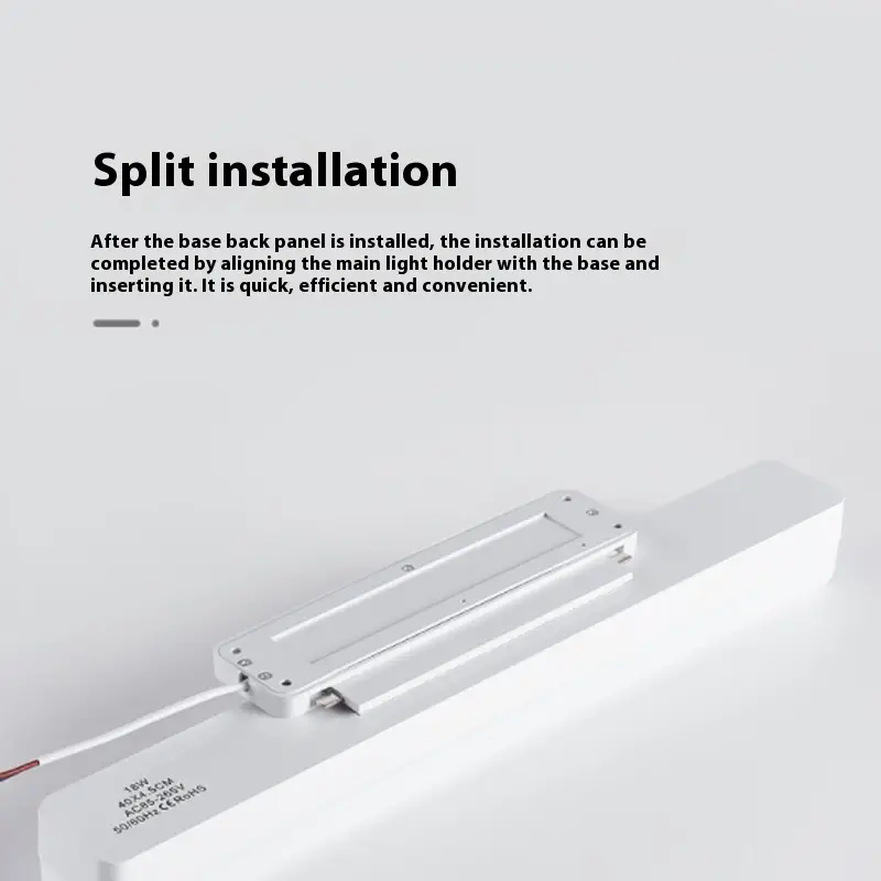 LED Mirror Front Lamp Bathroom Mirror Cabinet Bedroom Bedside