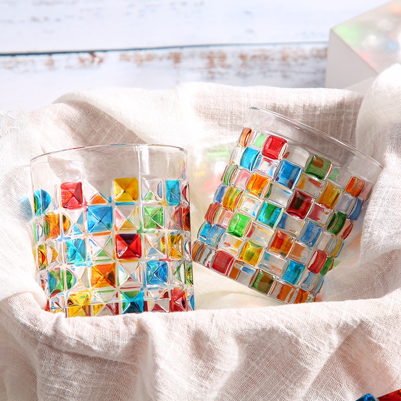 Creative All-match Modern Household Painted Glass Cup
