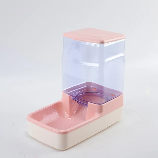 Household Portable Fully Automatic Pet Feeding And Drinking Device Pink - Shop at LoveMi