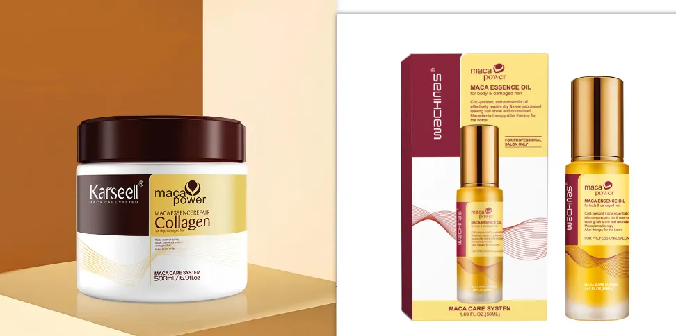 Repair Dryness And Improve Restlessness With Baking Oil Cream To Soften Essential Oil Hair Mask - Set