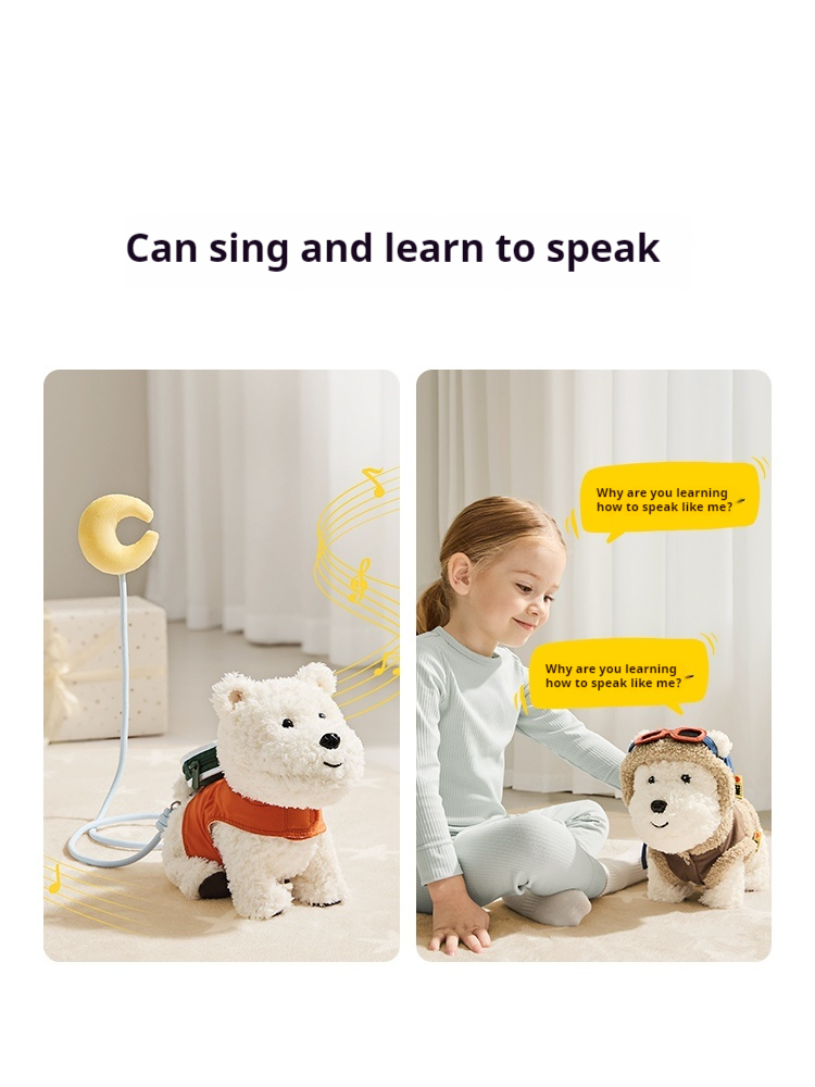Babycare West Highland Gift Box Plush Toy Puppy Dog Baby Birthday Present — foto 5