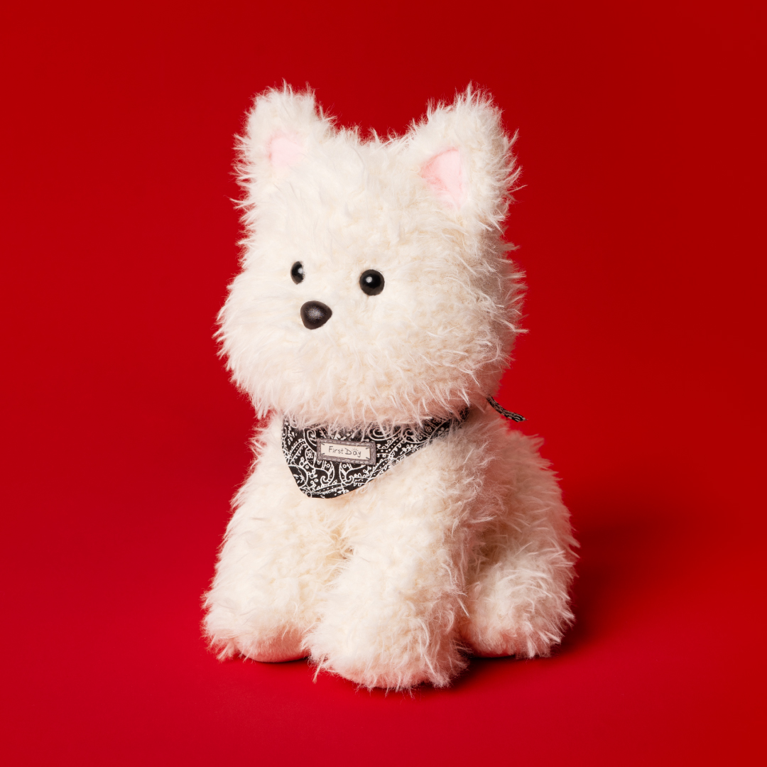 Bobova West Highland Puppy Dog Doll Plush Toy Birthday Gift