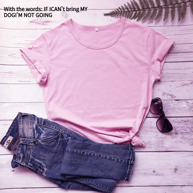 Cotton Temperament Commute Pullover Short Sleeve Pink - Shop at LoveMi