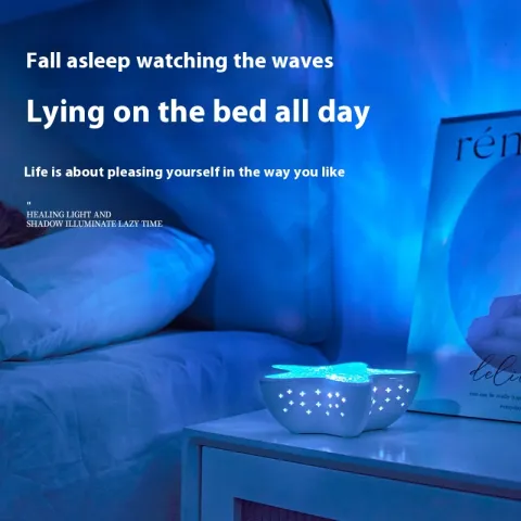 Starfish Projection Lamp Water Ripple Small Night Bedroom