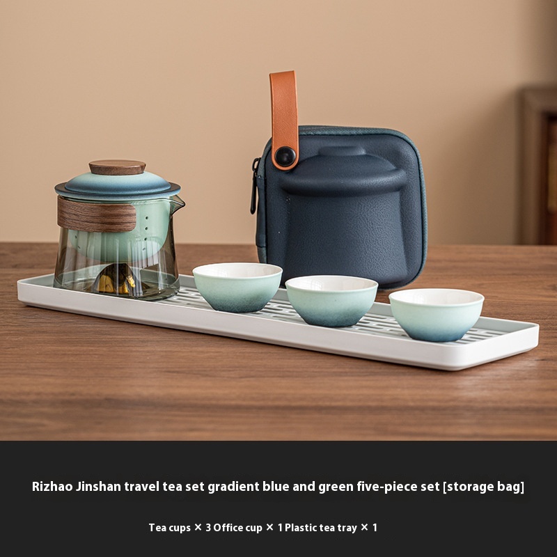 Rizhao Jinshan Travel Tea Set Portable Suit