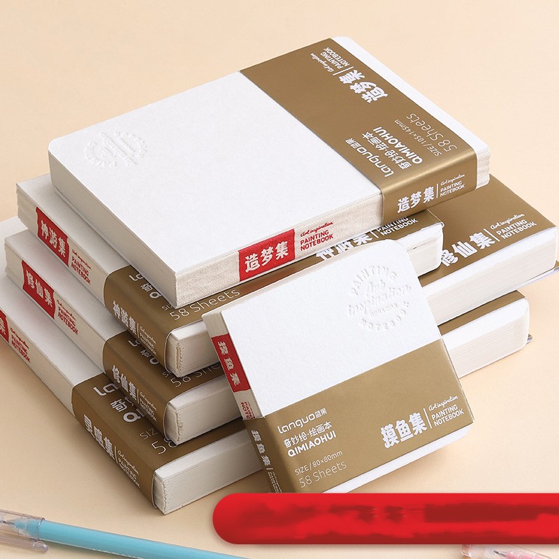Wonderful Painting Journal Pen Fishing Notebook Special Extra Thick