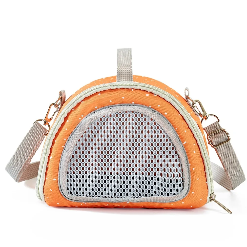 Hamster Squirrel Crossbody Diaper Bag Hedgehog Sugar Glider Totoro Four Seasons Outdoor Portable - Orange