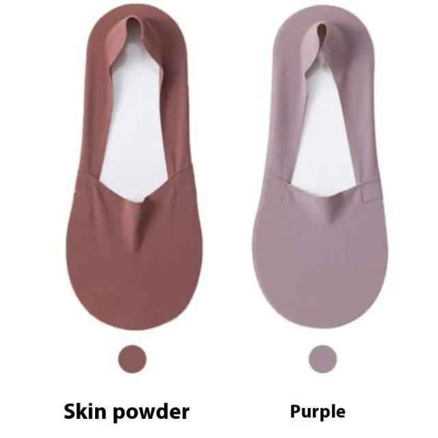 Ice Silk Pure Cotton Towel Bottom Silicone Non slip Tight Socks Pink - Shop at LoveMi