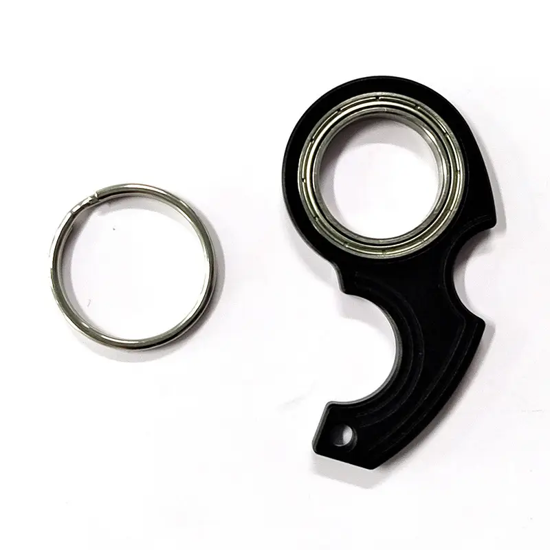 Keychain Rotation Decompression Trend Stainless Steel