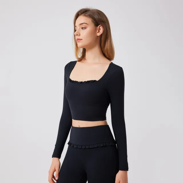 Women's Fashion Yoga Sports Bra Breathable Top Black - Shop at LoveMi