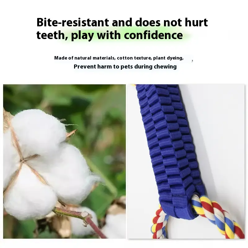 Dog Tug-of-war Toy Interactive Tooth Cleaning String