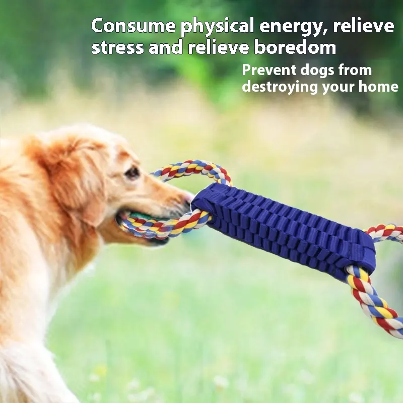 Dog Tug-of-war Toy Interactive Tooth Cleaning String