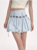 Light Blue With Waist Chain