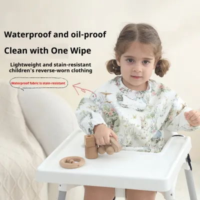 Children's Gown Waterproof Inside-out Bib