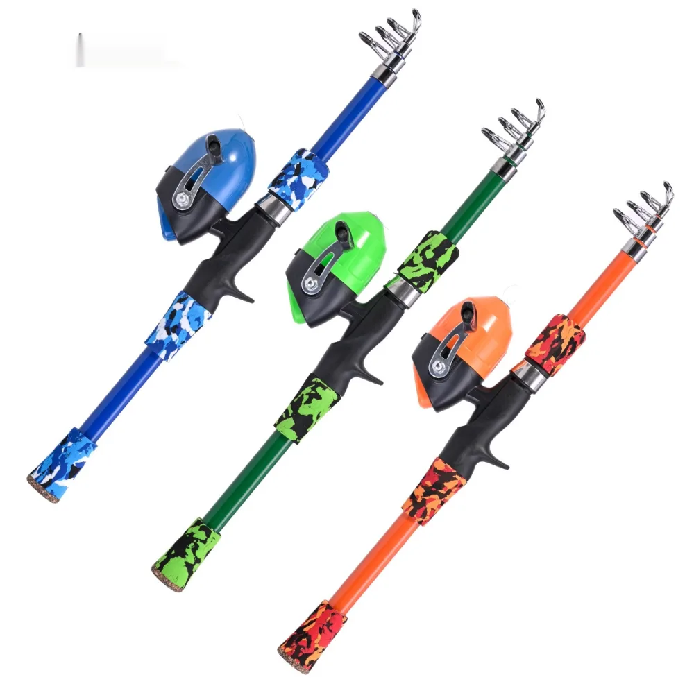 Gun-type Short-section Telescopic Lure Fishing Rod Children's Rod Gear
