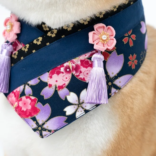 Pet Japanese Style Scarf Bib Bib