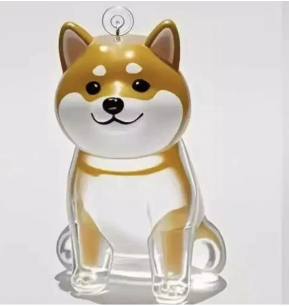 Dog Fur Storage Cute Pendant Keychain Bag Charm