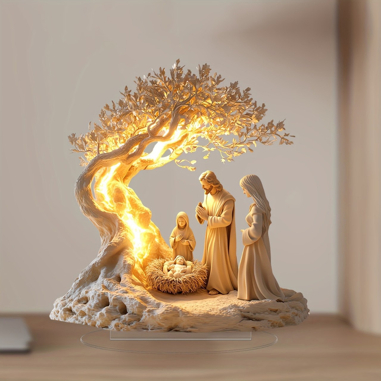 Jesus Tree of Life Acrylic Ornament