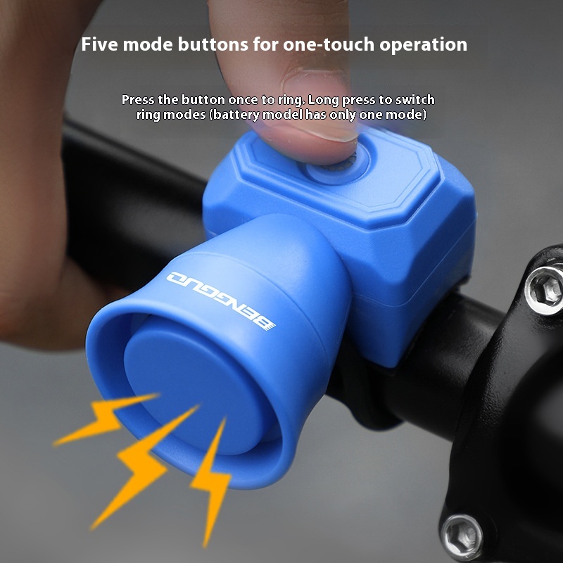 Bicycle Safety Warning Bell Electric Horn Safe Travel Cycling Fixture
