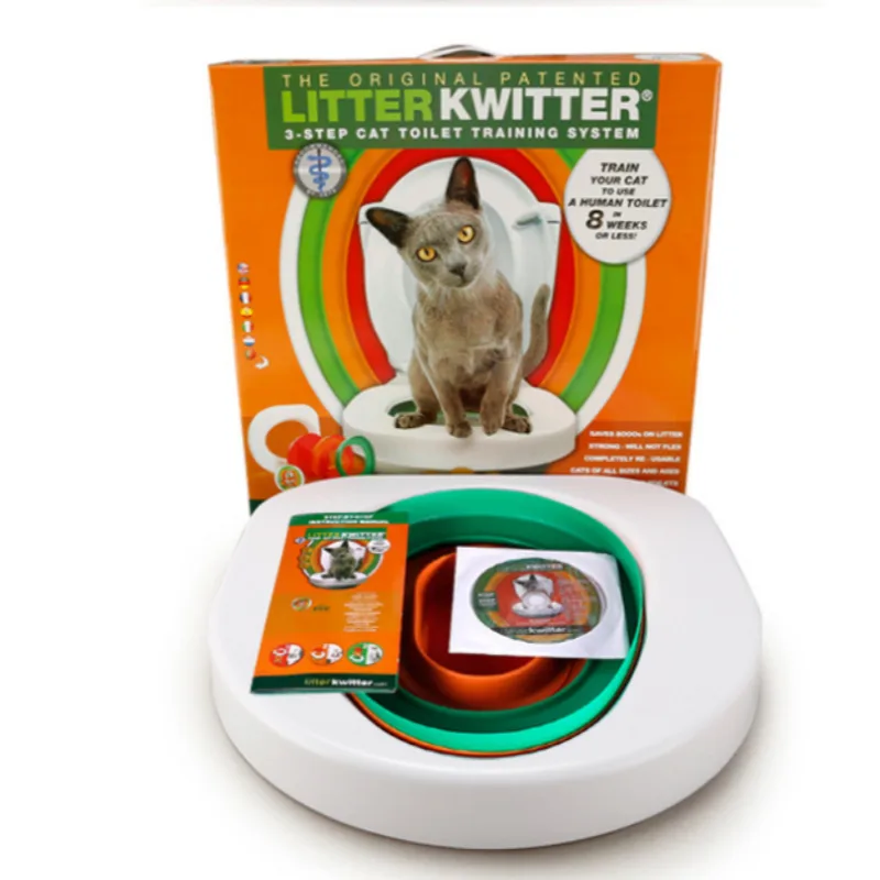 Litter Cat Toilet Sitting Trainer Kwitter