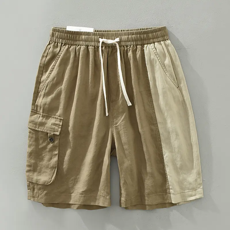 Men's Thin Trendy Loose Color Matching Linen