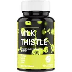 Liver Health Supplement Support Milk Thistle Capsules - 90 Capsules - View 1
