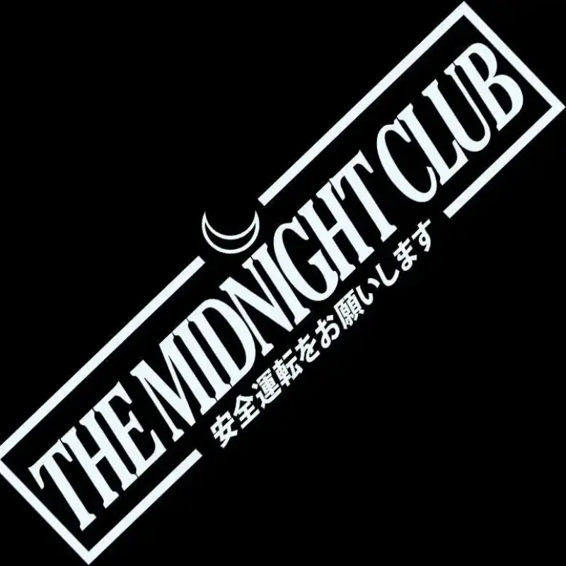 Customized Text  For The Car Club On Car Stickers