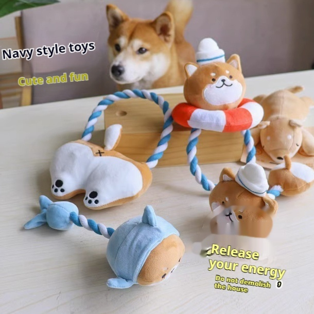 Toy Handle Bends And Hitches Butt Bite-resistant Plush