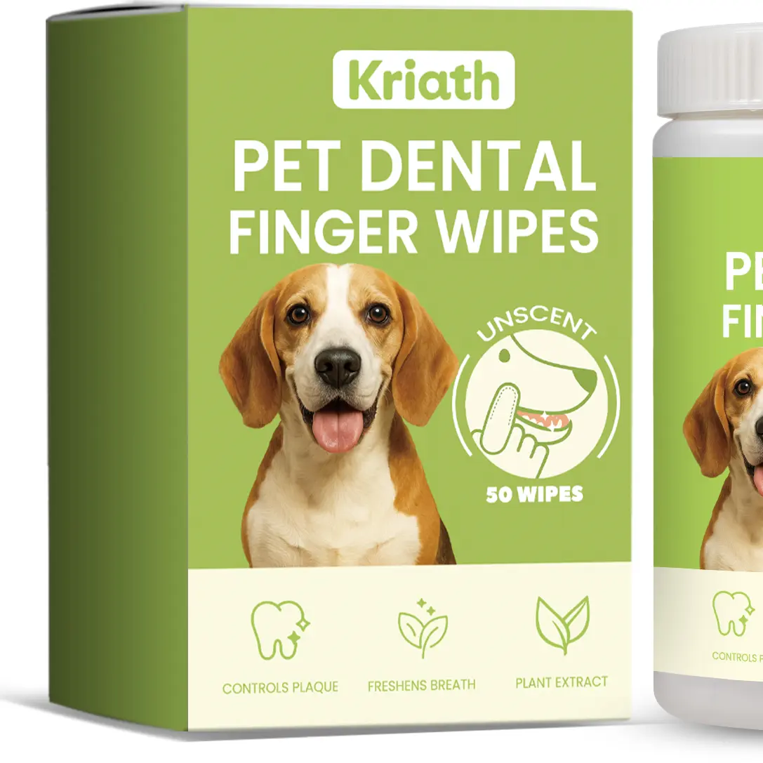 Kriath Pet Dental Finger Wipes