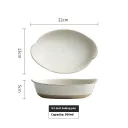 8.5Inches White Baking Tray