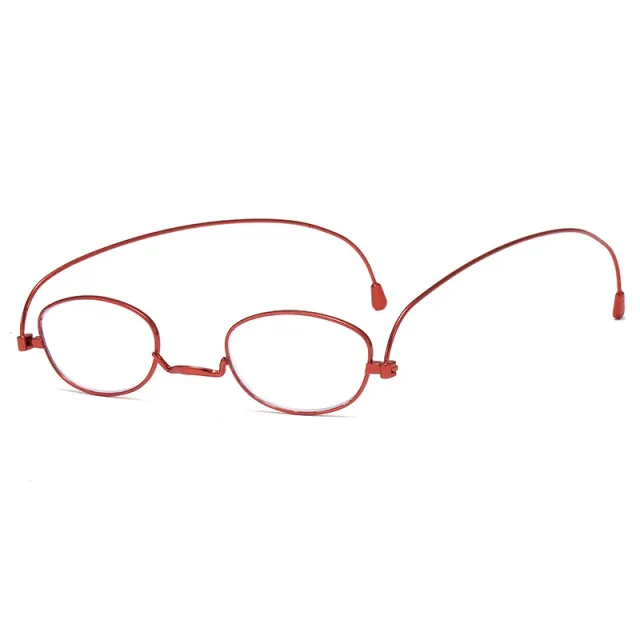 Anti Blue Light Reading Glasses For Women Portable Rich Red 150 Degrees - Shop at LoveMi