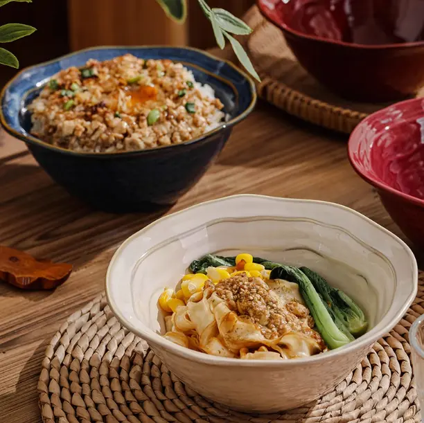 Household Ramen Tableware Big Soup Ceramic Rice Bowl